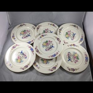3 VTG Venetian China by Castleton salad plates (only 3 left)
